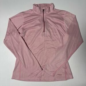 Patagonia Capilene Midweight Zip Neck Pullover Mauve Dusty Pink Fleece Size M